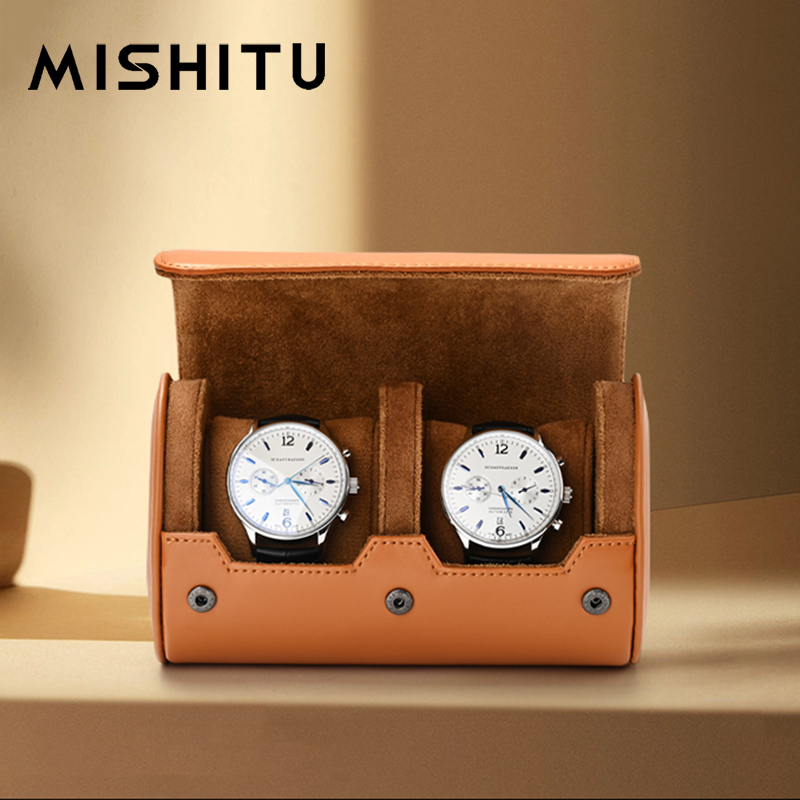 Jewelry And Watches Box - MISHITU-rollo de almacenamiento de reloj con