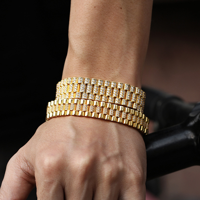 Icebox Jewelry Watches - Pulsera de cadena de eslabones para