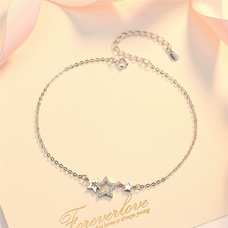 Tobillera de Plata de Ley 925  - Anklet Foot Chain reseña y precio