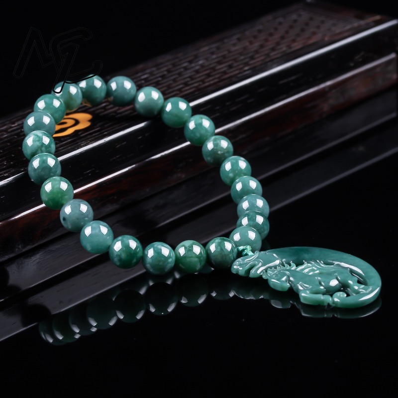 Pulsera de Jadeíta Natural Azu - Jewelry & Watches Spółka Z Ograniczoną Odpowiedzialnością reseña y precio