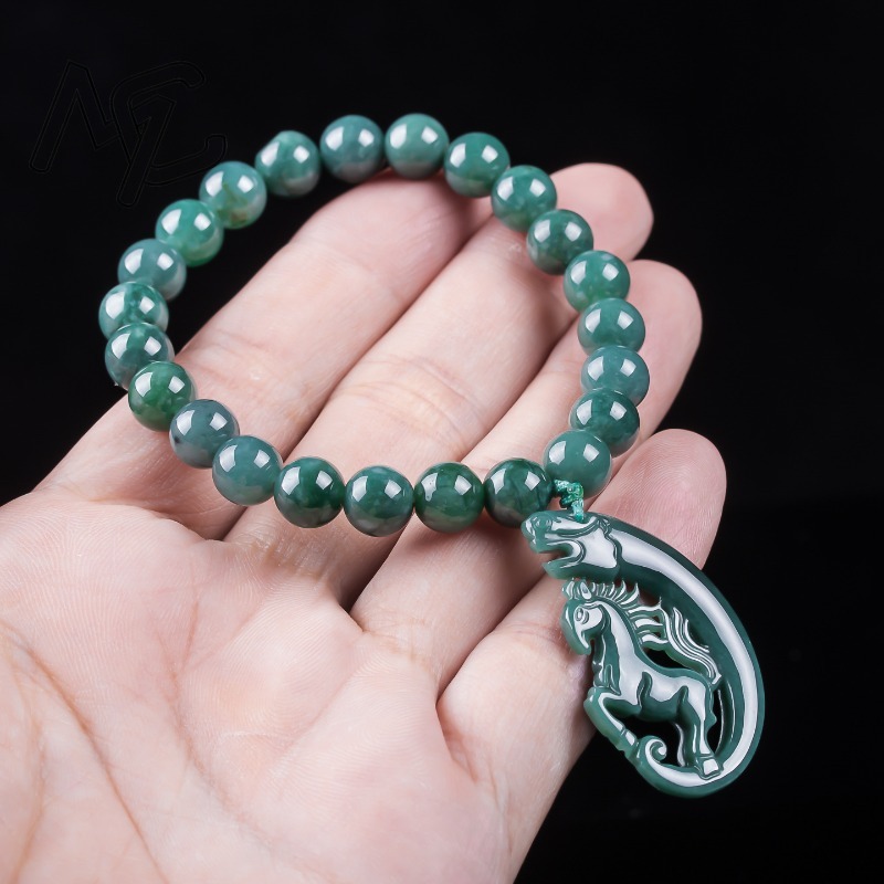 Pulsera de Jadeíta Natural Azu - Jewelry & Watches Spółka Z Ograniczoną Odpowiedzialnością reseña y precio