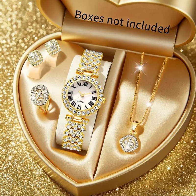 Juego de 5 piezas de reloj de  - Jewelry Watches Luxury reseña y precio