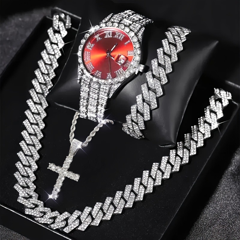 Juego de 3/4 piezas de reloj d - Icebox Jewelry Watches reseña y precio