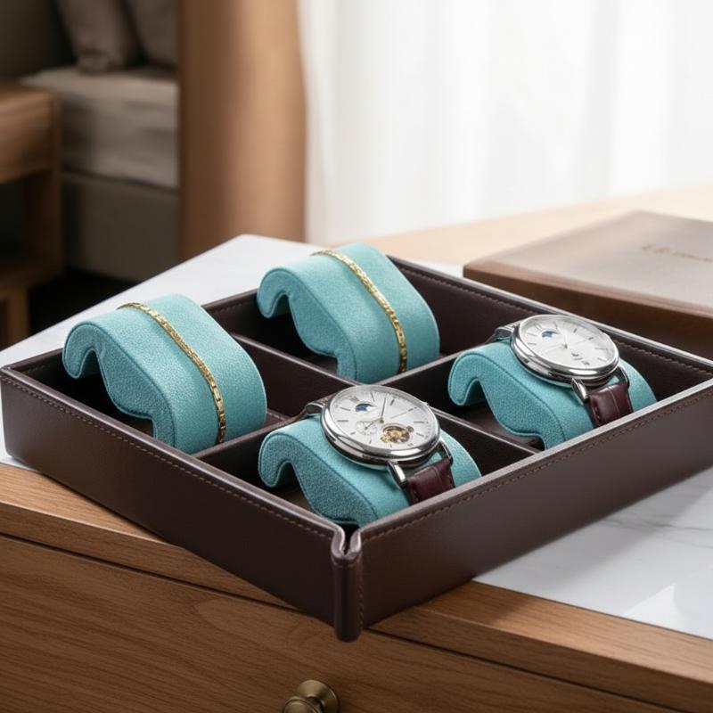 Almohadillas para caja de relo - Jewelry And Watches Box reseña y precio