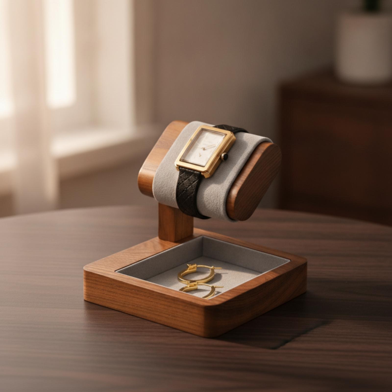 Soporte de Madera Sólida para  - Jewelry Store For Watches reseña y precio