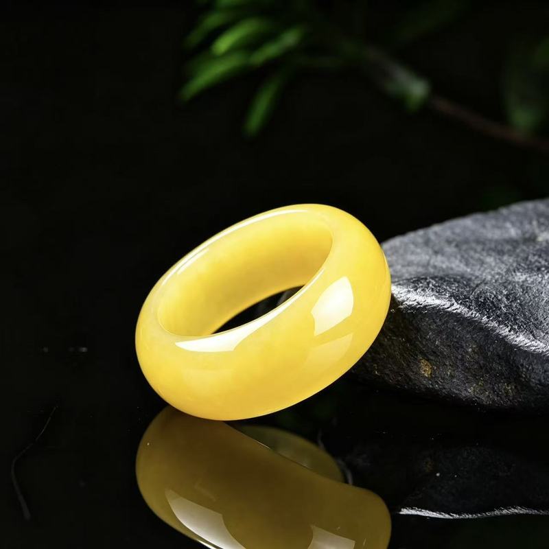 Anillo de jadeíta genuina de g - Jewelry & Watches Spółka Z Ograniczoną Odpowiedzialnością reseña y precio