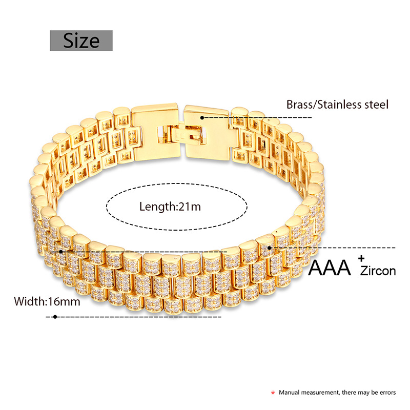 Pulsera de cadena de eslabones - Icebox Jewelry Watches reseña y precio