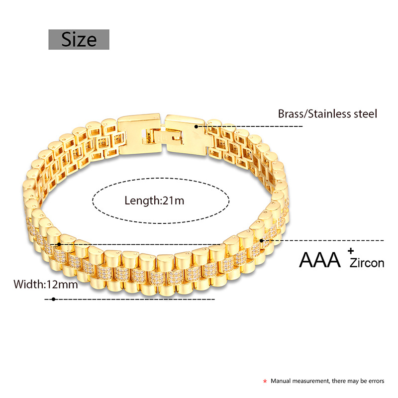 Pulsera de cadena de eslabones - Icebox Jewelry Watches reseña y precio