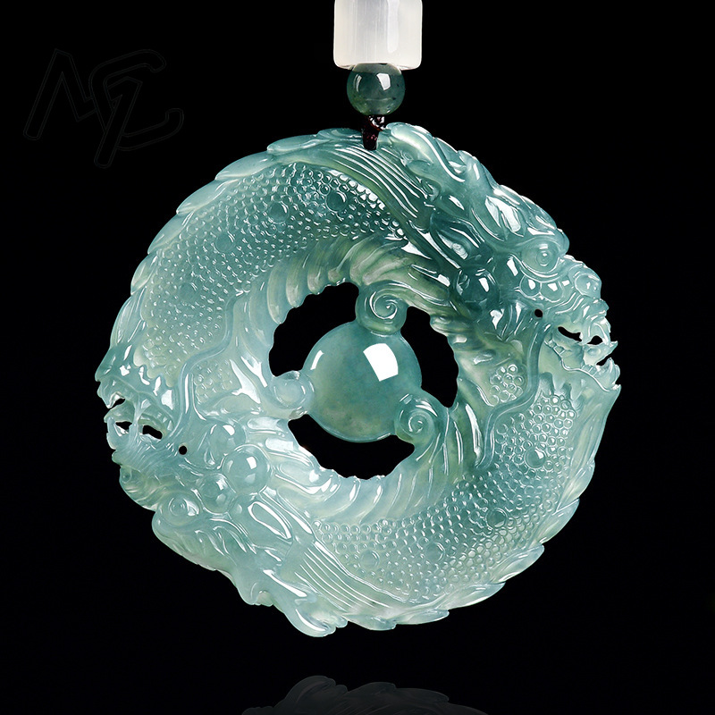 Colgante de Jadeíta Natural co - Jewelry & Watches Spółka Z Ograniczoną Odpowiedzialnością reseña y precio