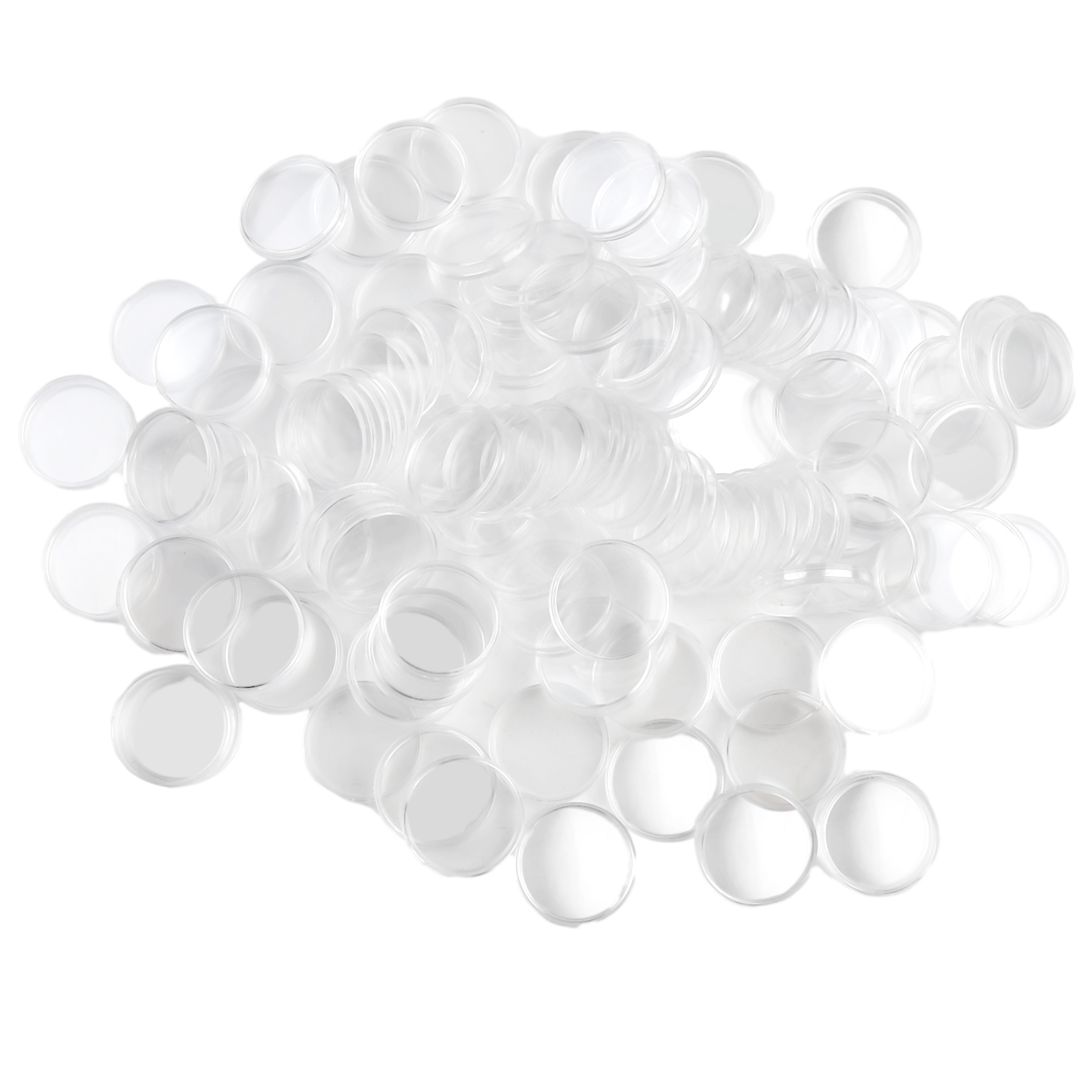100 Cápsulas Transparentes de  - Collectors Coins Jewelry & Watches Of Smithtown Photos reseña y precio