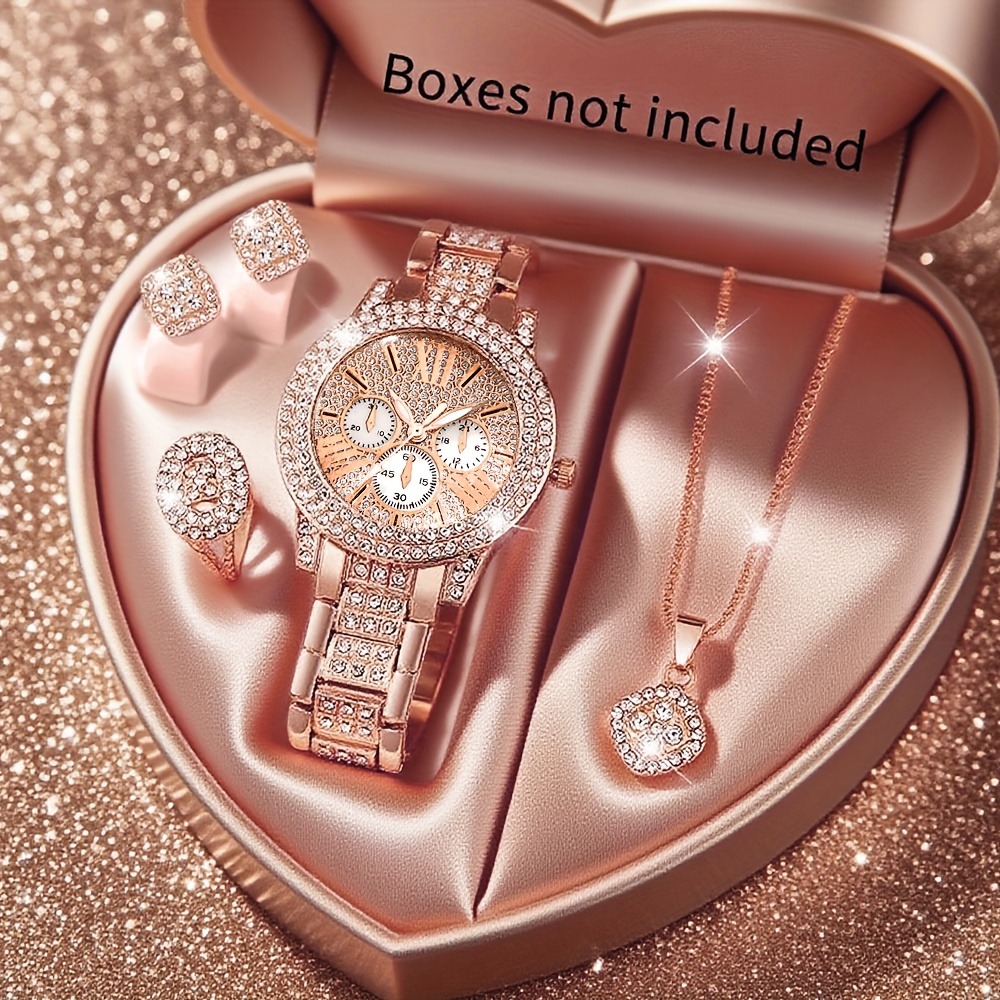 Juego de 5 Piezas, Elegante Ju - Jewelry Or Watches reseña y precio