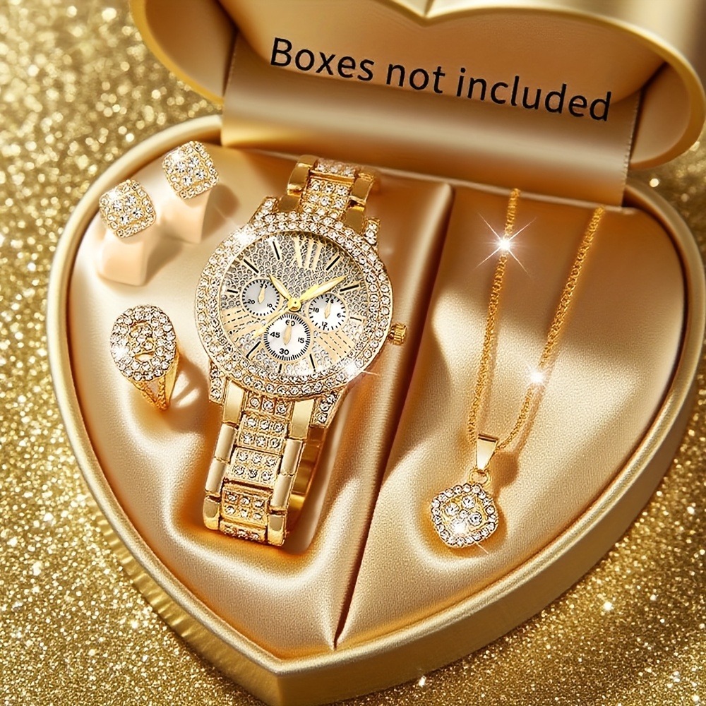 Juego de 5 Piezas, Elegante Ju - Jewelry Or Watches reseña y precio