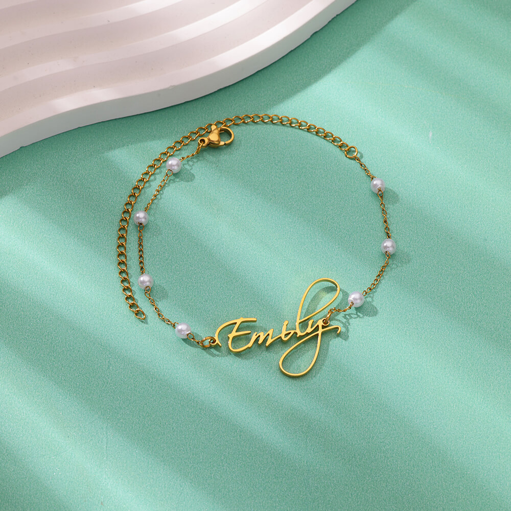 Tobilleras con nombre personal - Anklet Foot Chain reseña y precio