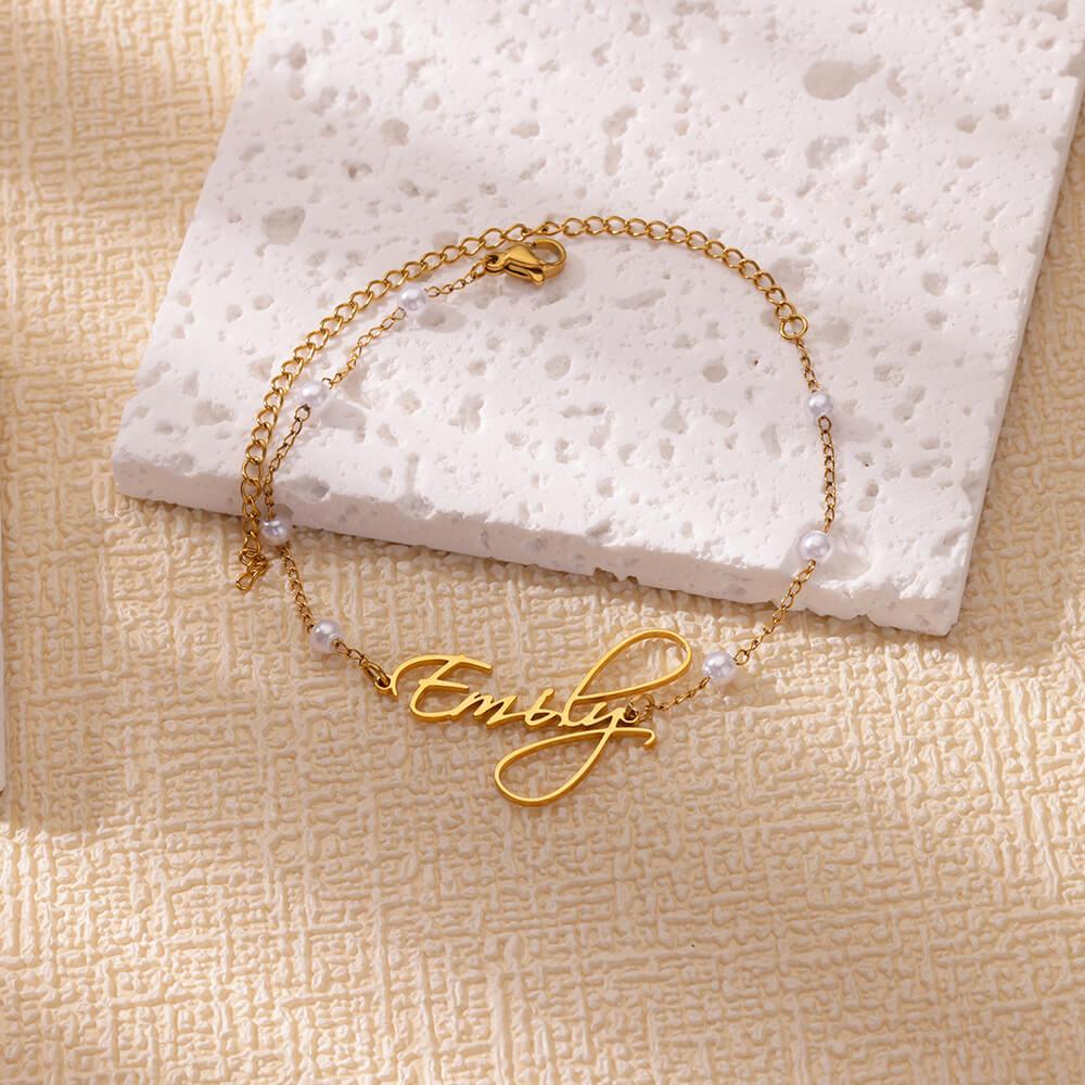 Tobilleras con nombre personal - Anklet Foot Chain reseña y precio