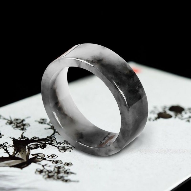 Anillos de jade natural de Mya - Jewelry & Watches Spółka Z Ograniczoną Odpowiedzialnością reseña y precio