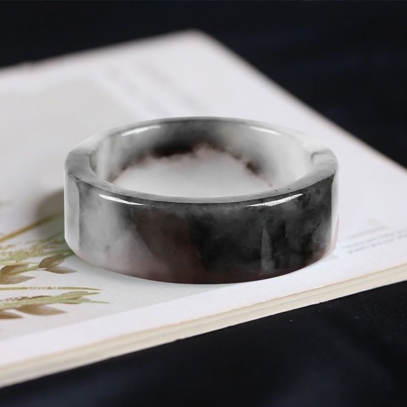 Anillos de jade natural de Mya - Jewelry & Watches Spółka Z Ograniczoną Odpowiedzialnością reseña y precio