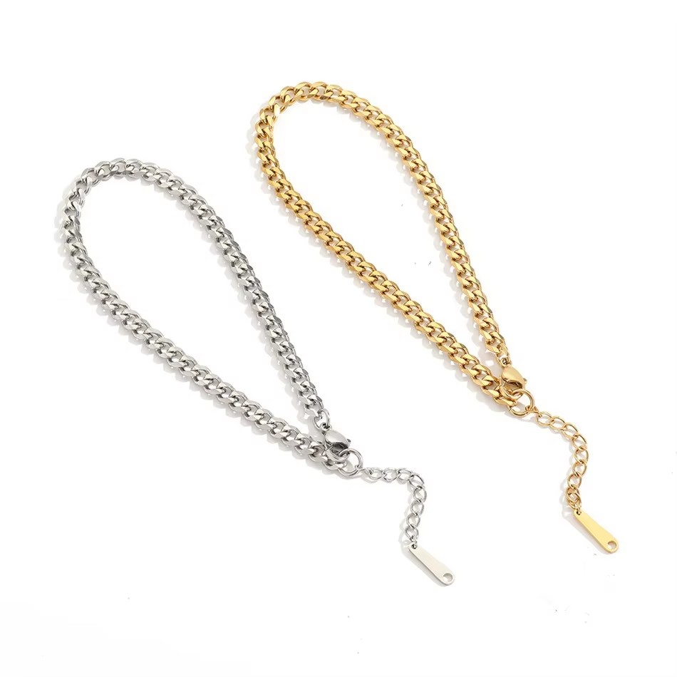 Tobilleras de cadena cubana si - Anklet Foot Chain reseña y precio